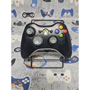 Microsoft Xbox 360 Black OEM Wireless Controller TESTED WORKING AND FUNCTIONAL